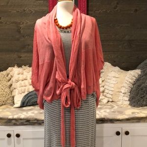 Angel of the North coral Airborne cardigan